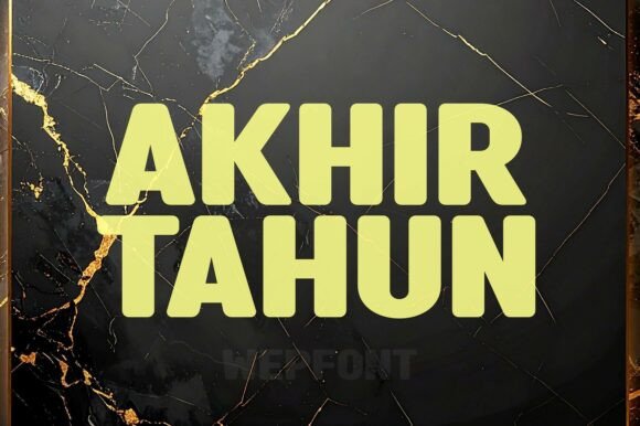 Akhir Tahun Font for Bold Campaigns