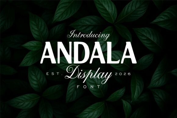 Andala Font: Elegant and Versatile