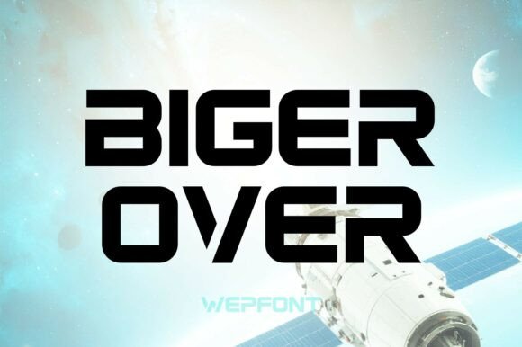 Biger over font for bold web design