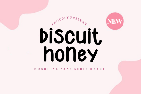Biscuit Honey Font for Festive Branding