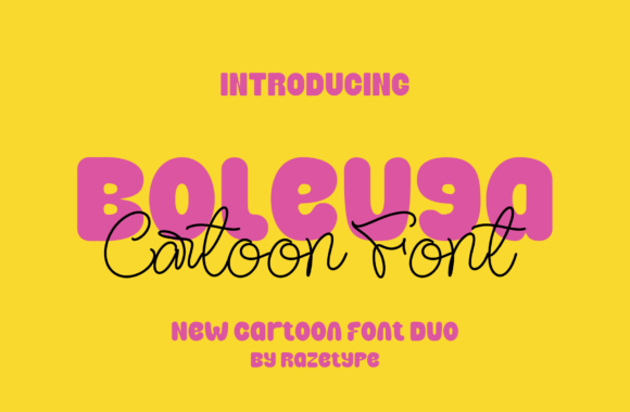 Boleuga Duo: A Playful Display Font