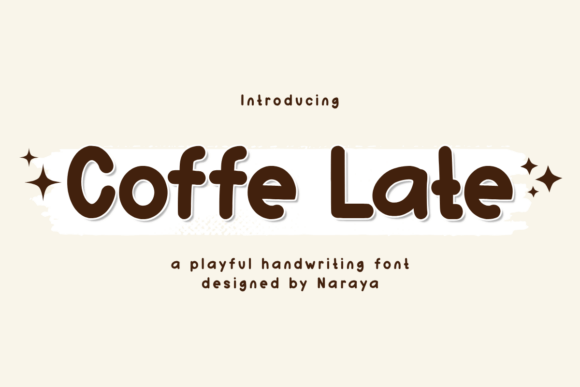 Coffee Late Font for Creative Brands