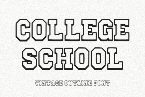 College School Font for Bold Branding