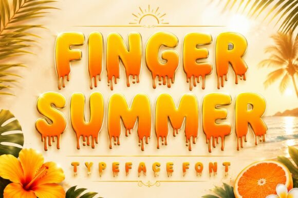 Finger Summer Font