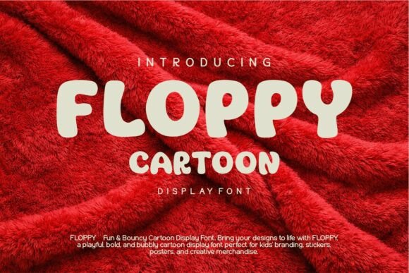 Floppy Font: Playful Display for Creative Projects