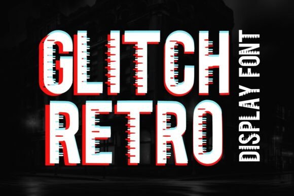 Glitch Retro: A Bold Font for Branding