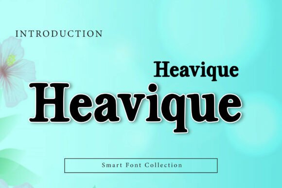 Heavique: Bold Typography for Impact