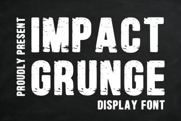 Impact Grunge Font for Bold Branding