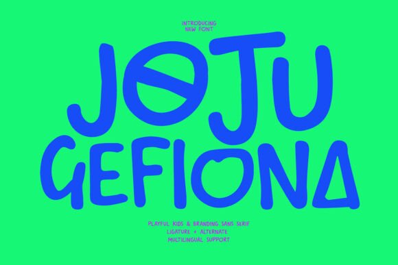 Joju Gefiona Font for Business Branding