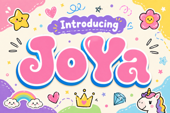 Joya: A Retro Display Font