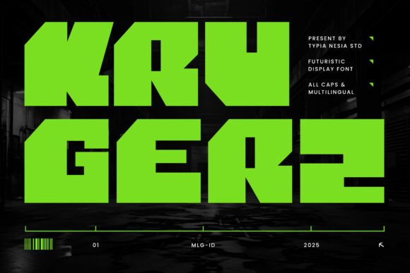 Krugerz Font for Creative Makers