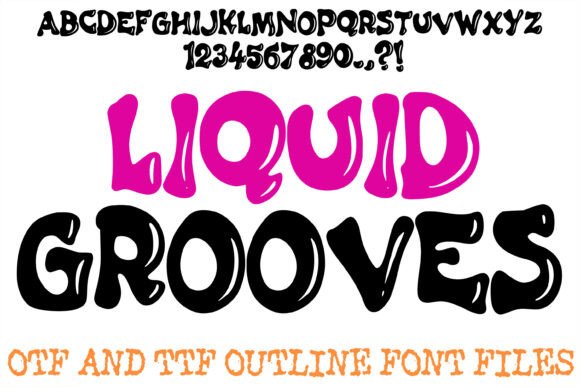 Liquid Grooves Font Review