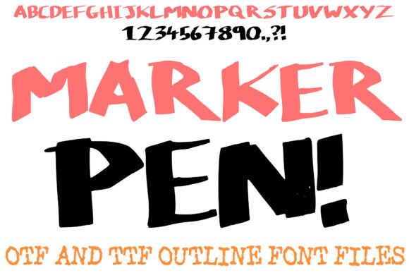 Marker Pen Font for Bold Campaigns