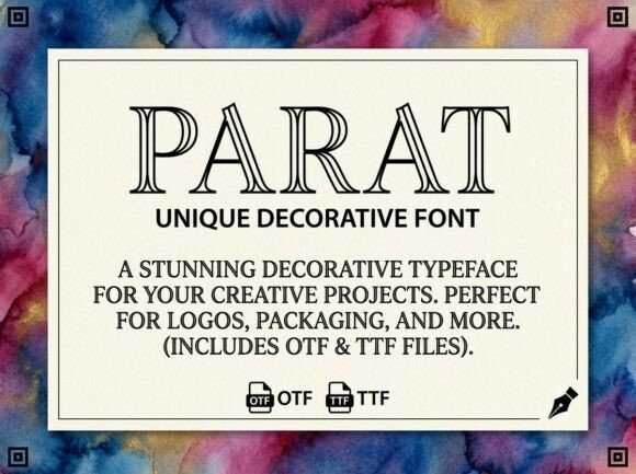 Parat: A Font for Timeless Branding
