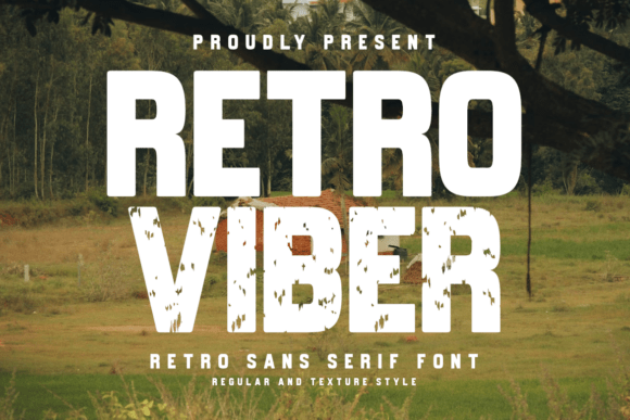 Retro Viber Font for Bold Web Design