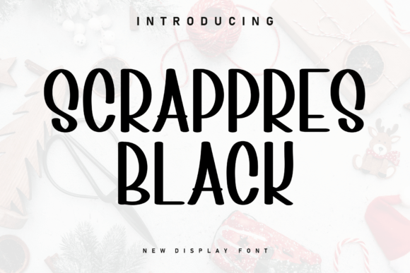 Scrappres Black: A Handcrafted Display Font