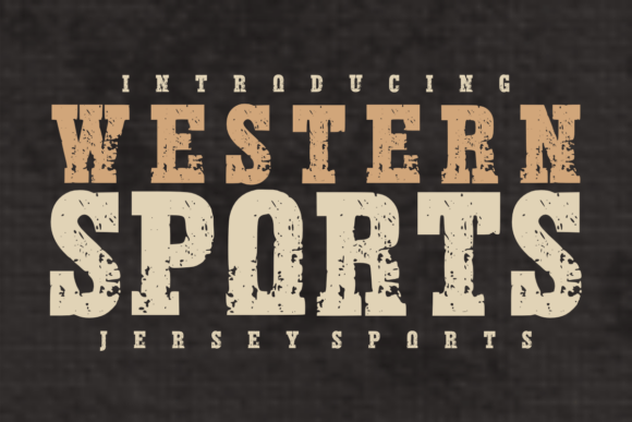 Western Sports Font for Bold Web Design